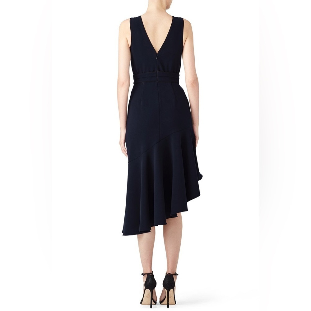 NWT Sachin and Babi Merle Navy Dress Women’s Size 14 Sleeveless Bow - Picture 3 of 14
